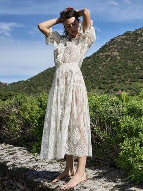 Doen NWOT Sebastiane Skirt in Sea Salt